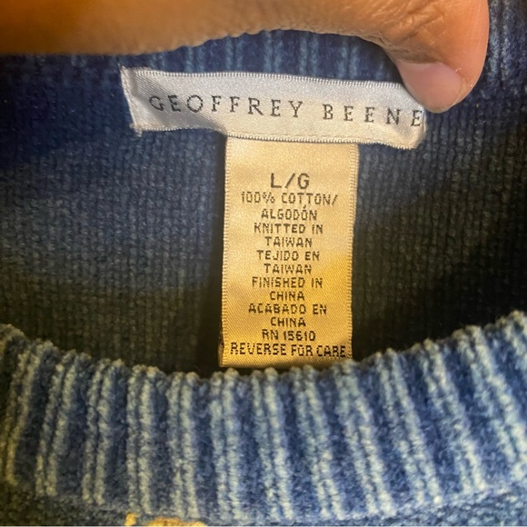 Geoffrey Beene Crew Neck Sweater Large - Picture 5 of 6